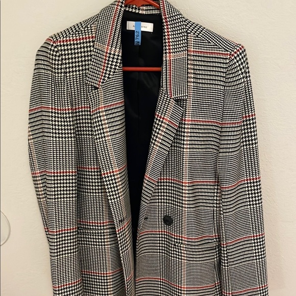Annie Bing Jackets & Blazers - EUC Annine Bing Classic Black and White Checkered Blazer
